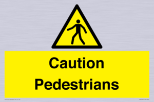 Caution Pedestrians